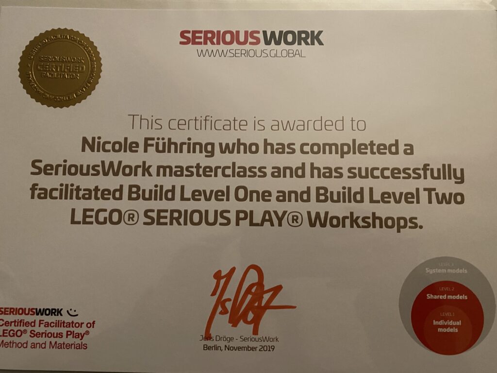 LEGO Zertifikat